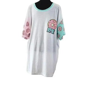 Graphic Design Tokyo Pink Blue Top 3XL